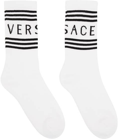 versace ankle socks|Versace socks vintage white.